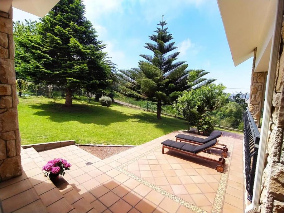 Chalet Con Magnificas Vistas Al Mar Perlora Exterior foto